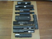 Baterie do laptopów mix dobry stan zestaw 10szt oryginał