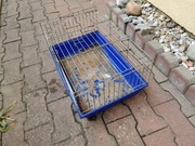 kojec klatka kuweta 58x38 cm dla królika świnki chomika