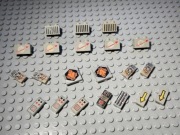 KLOCKI LEGO ELEMENTY SPACE KOSMOS Z NADRUKIEM OD 1ZŁ LICYTACJA