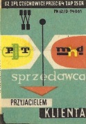 Etykiety zapałczane-W PDT, MHD sprzedawca przyjacielem klienta-Czechowice