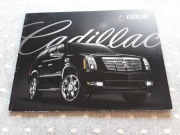2009 Cadillac ESCALADE Prospekt ANGIELSKI USA 56 stron 