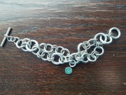 Bransoletka sygnowana ze stali  Calvin Klein