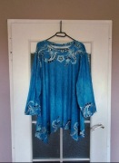 Nowa elegancka damska tunika/bluzkaplus size rękaw 3/4 rozm 5XL/50/22 