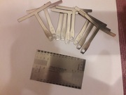 Pomiar gitary - przyrządy: promień podstrunnicy, string action ruler