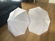 Parasolki białe (2szt)