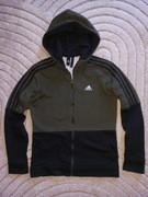 Adidas męska bluza rozpinana z kapturem hoodie full-zip rozmiar S