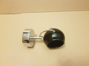 Kinkiet ścienny KULA KULKA CZARNA do łazienki SZKŁO 1x40W G9