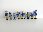 Prism Art&Design Strażak Sam Fireman Sam figurki 8 sztuk 6cm