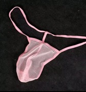 Stringi meskie siateczka róż 