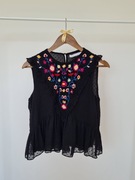 Haftowana bluzka ZARA plumetti XS