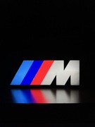 Logo BMW M Performance Lampa LED USB z włącznikiem, wydruk 3D