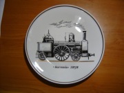 TALERZ LOKOMOTYWA - PAROWÓZ - KUFEL !!