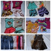 Zestaw ubrań dziewczynka r.86 next C&A Smyk  49szt