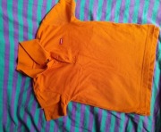 Pomarańczowa koszulka polo levis 10 lat