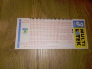 Historyczny kupon blankiet Multi Lotek Totalizator sportowy lata 2000