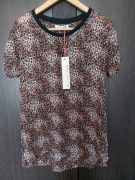 SOFIE SCHNOOR bluzka mgiełka panterka S