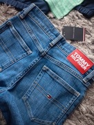 Nowe spodnie rurki jeans Tommy Hilfiger 128cm rurki jeans