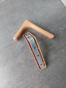 Wsporniki półki komplet 115x80 mm z maskownicami