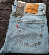 Spodnie Levis 527 Slim BootCut 32/34 błękit NOWE z metkami Promocja