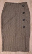 Spódnica ołówkowa w pepitkę, rozmiar 34 (EUR), F&F