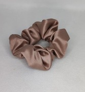 Gumki scrunchie do włosów 100% naturalny jedwab średniej wielkości 
