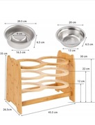 Podwójna miska dla psa lub kota YANGBAGA 