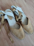 Espadryle damskie wiązane
