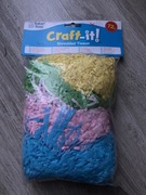 Rozdrobniony papier w wiosennych kolorach