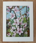 Obraz Wiosenne Kwiaty pastele olejne passe partout 30x40 cm