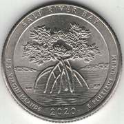 USA quarter dollar 25 centów 2020 Rezerwat Salt River Bay P nr 3