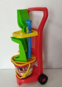 WADER Cars Wózek komplet do piasku wiaderko łopatka