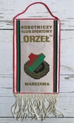 Stary Proporczyk Robotniczy Klub Sportowy Orzeł Warszawa Mega Unikat !