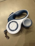 Smycz dla małego psa z miejscem na woreczki