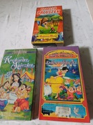 Bajki dla dzieci VHS zafoliowane
