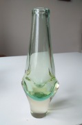 Piękny szklany wazon projektu M.Klingera, lata 60-te, Czechosłowacja 
