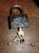 kłódka LIHUAN B60 jarzmowa solidna 17x40x55mm bolec 8mm