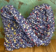 Torebka ze sznurka typu t-shirt yarn w efekcie jeans