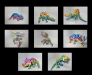 Idealny Prezent Dinozaur Zabawka dla Dzieci kolekcja 8 szt.