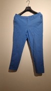 Spodnie eleganckie 36 38 S M niebieskie
