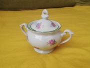 PRL cukiernica porcelanowa Chodzież Ćmielów wzór kwiatowy
