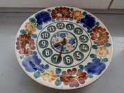 Zegar ścienny fajans Włocławek 