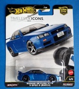Hot Wheels Premium Nissan Skyline GT-R V-Spec II BNR34 Timeless Icons