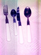 SZTUĆCE nowe. dla 8 osób, solidne z Anglii firma Marks & Spencer 32 elem