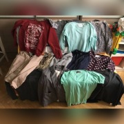 Zestaw ubrań swetry bluzy marynarki Zara H&M S/M