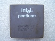 Bardzo stary Procesor porcelanowy Intel Pentium z 1992 roku