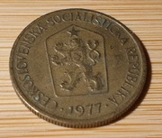 Czechosłowacja 1 korona z 1977 roku