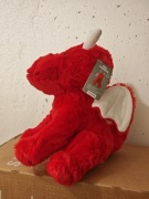 Czerwony smok maskotka pluszak dla dzieci nowy 