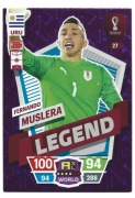 PANINI WORLD CUP QATAR 2022 FERNANDO MUSLERA LEGEND 27