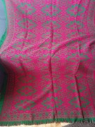 Wełniana narzuta, kilim rękodzieło - 3