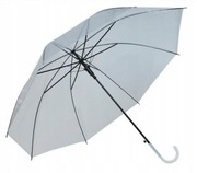 Parasolka transparentna/przezroczysta, automatyczna, na ślub - UŻYWANA